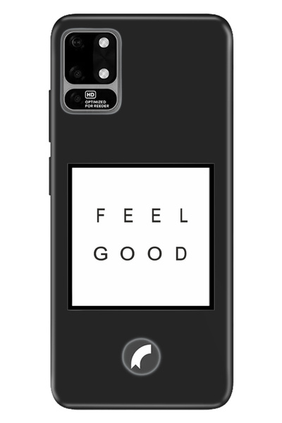 Reeder S19 Max Uyumlu Kılıf Silikon Desenli Resimli Kapak Feel Good