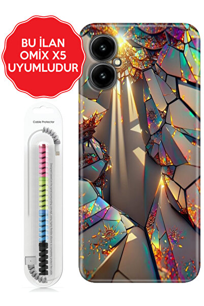 omix X3 X5 X6 X7 X300 X400 X500 X600 X700 Kılıf Resimli Silikon Kapak Bonito