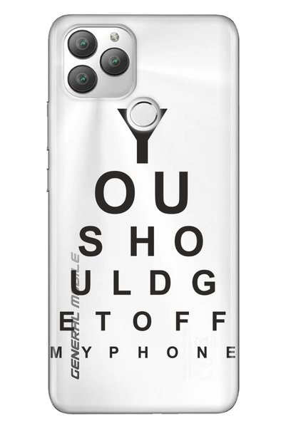 General Mobile Gm 22 Plus Case 0.4mm Laser Cut Silicone Stock:Dr.Eye