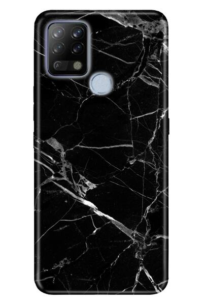 TECNO Pova Compatible Case Silicone Moderna Patterned Marble Black