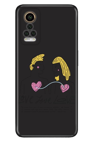 General Mobile Gm 22 Pro Compatible Case 0.4mm Laser Cut Silicone Cover People