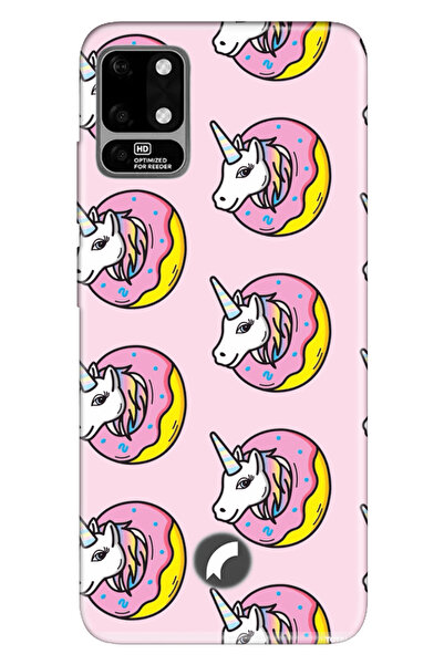 Reeder S19 Max Uyumlu Kılıf Silikon Desenli Resimli Kapak Unicorn Donut