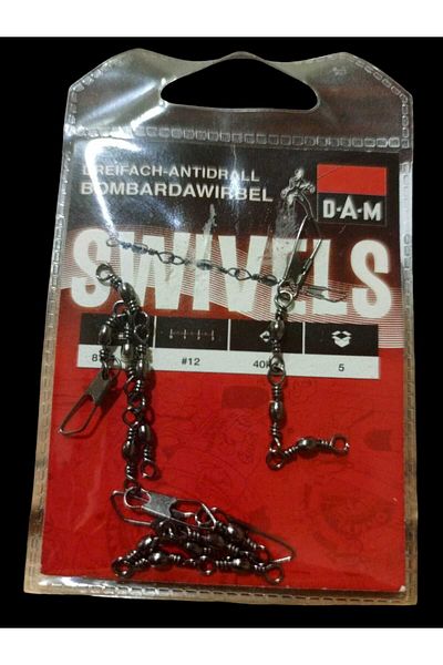 DAM D-A-M Swivels 3-Piece Swivel - 5 Pcs