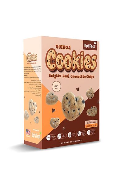 OptiTect Quinoa Cookies, Belgian Dark Chocolate Chips, 1 Piece