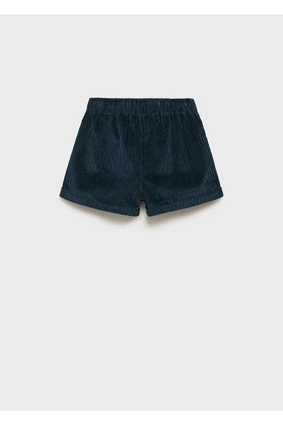 MANGO Kids Pantaloni scurți din velur micro cu nasturi