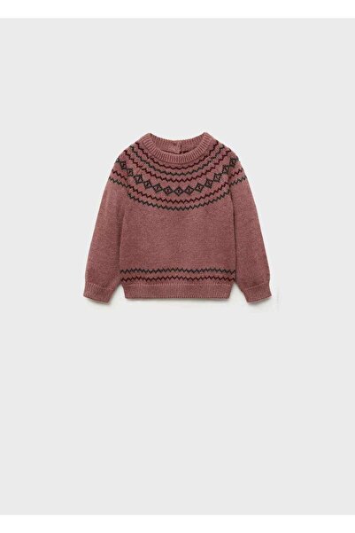 MANGO Baby Jacquard Sweater