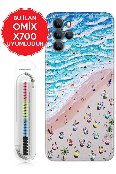 omix X3 X5 X6 X7 X300 X400 X500 X600 X700 Kılıf Kablo Korumalı Sahil