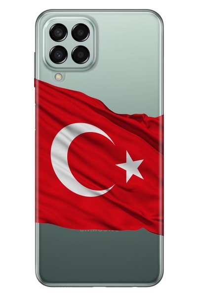 Cekuonline حافظة متوافقة مع هاتف سامسونج جالاكسي M33 من السيليكون المقطوع بال...
