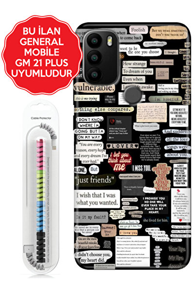 General Mobile Gm 5 8 9 10 20 21 22 22s 23 24 Era 30 50 Pro Plus Kılıf Figürlü Silikon Küpür