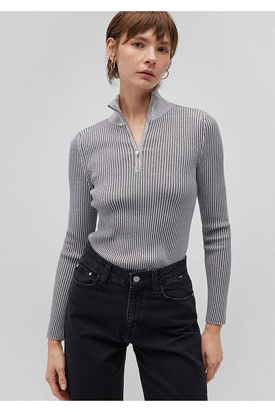 Mavi M 1710473 -70075 Women's Stand Collar Sweater