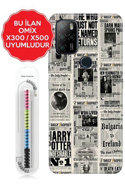 omix X3 X5 X6 X7 X300 X400 X500 X600 X700 Kılıf Baskılı Renkli Arka Kapak Daily