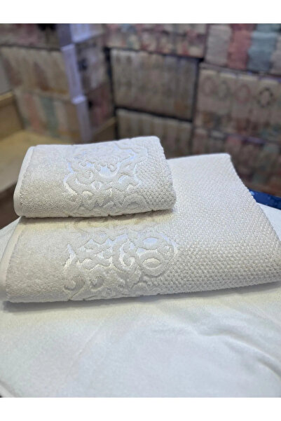 Esila Life Органічний бавовняний 2-х предметний комплект рушників для ванної кімнати 50x90 і 90x150