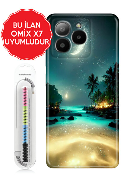 omix X3 X5 X6 X7 X300 X400 X500 X600 X700 Kılıf Figürlü Silikon Rüya Ada