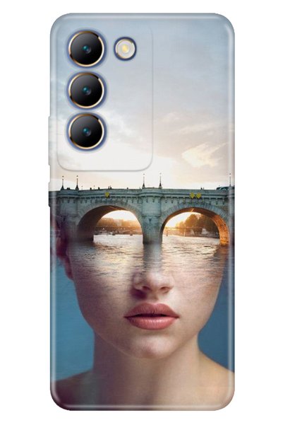 vivo V30 Lite Compatible Case Patterned Printed Silicone Artistic