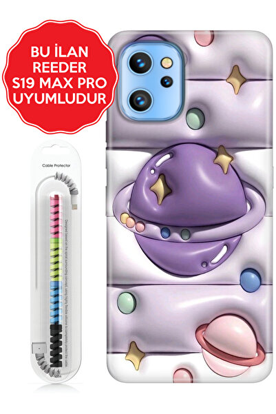 Reeder S19 Max / Pro/ Pro S/ Pro S Zoom / Pro S Edge Kılıf Resimli Silikon Ka...