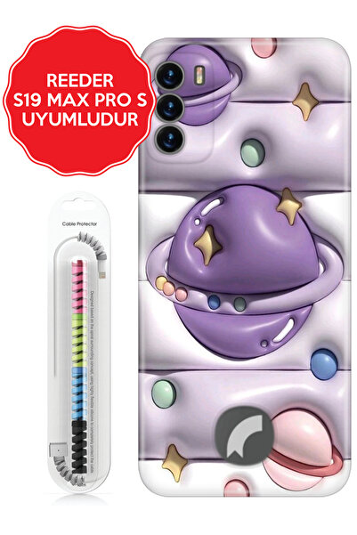 Reeder S19 Max/ S19 Max Pro/ S19 Max Pro S/ Pro S Uyumlu Zoom Kılıf Temalı Te...