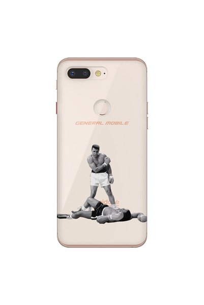 General Mobile Gm 9 Pro Case 0.4mm Laser Cut Silicone Cover Muhammad Ali