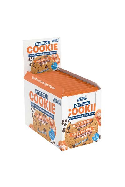 applied nutrition Critical Cookie, Salted Caramel, Box of 12 Pieces