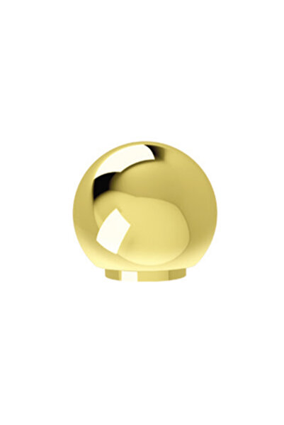 MİSLİNE Küre Kulp Pirinç - Gold- Mobilya Kulpları - Dolap Kulpları - Konsol Kulpları - Ünite Kulpları