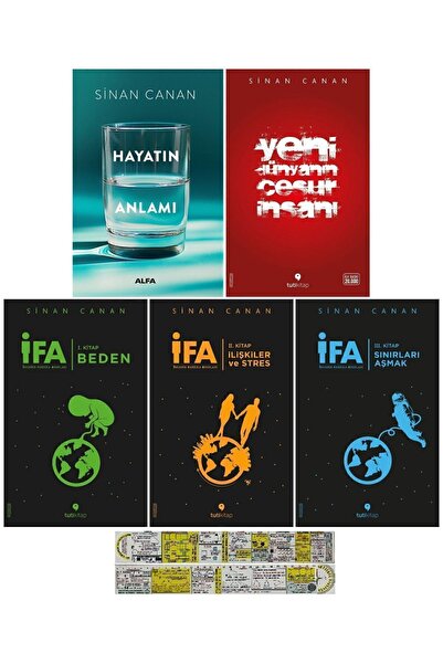 Artemis Yayınları Sinan Canan 5 Kitap Set/Hayatın Anlamı+ Yeni Dünyanın Cesur...