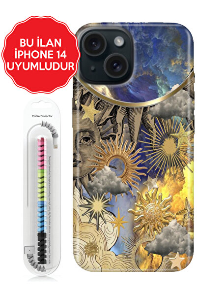 Cekuonline İphone 7 8 11 12 13 14 15 16 Pro Max Plus Kılıf Telefon Kılıfı Kab...