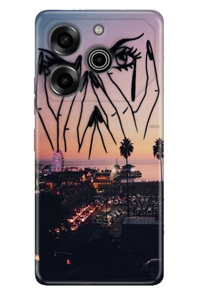 TECNO Pova Compatible Case Silicone Patterned Pova 6 Pro Cover