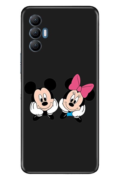 TECNO Spark 8 Pro Kılıf Silikon Tioserisi Desenli Resimli - Minnie Mickey
