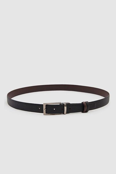 D'S Damat Ds Groom Black Double Sided Belt