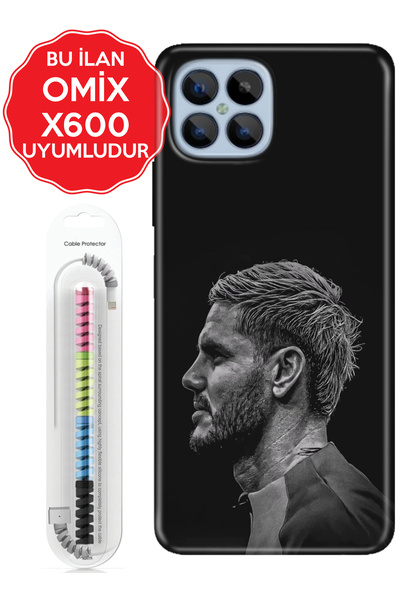 omix X3 X5 X6 X7 X300 X400 X500 X600 X700 Kılıf + SpiralKablo Şampiyon1