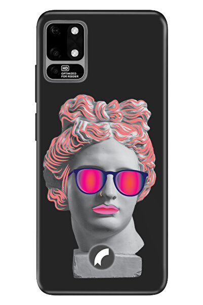 Reeder S19 Max Uyumlu Kılıf Silikon Desenli Resimli Kapak Cool Tanrıça