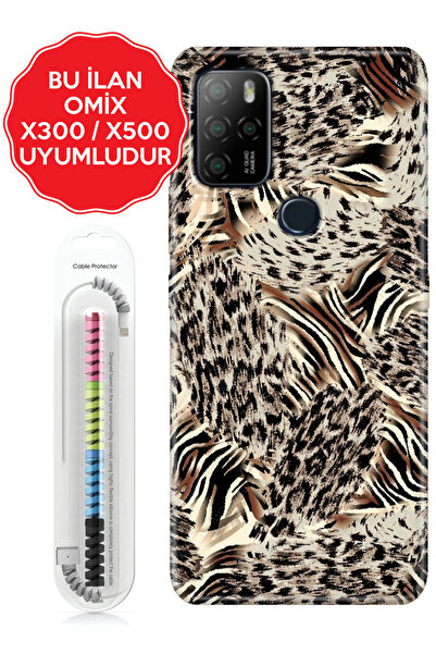 omix X3 X5 X6 X7 X300 X400 X500 X600 X700 Kılıf Baskılı Renkli Arka Kapak Lio...