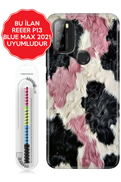 Reeder S23 Pro P13 Blue Max Pro Lite 2020 2021 2022 Kılıf Esnek Renkli Kapak KıvırcıkKürk