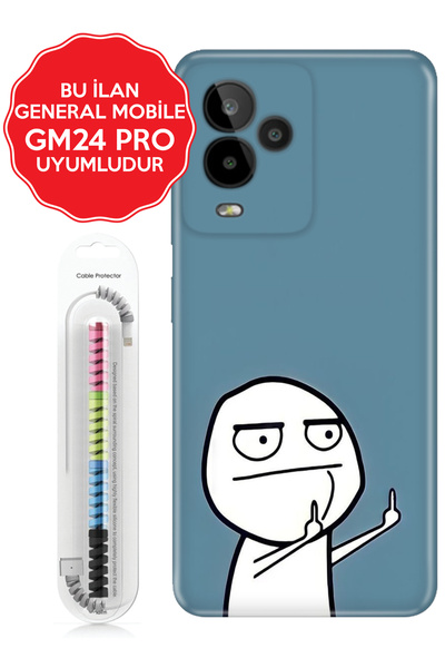 General Mobile Gm 5 8 9 10 20 21 22 22s 23 24 Era 30 50 Pro Plus Kılıf Siliko...