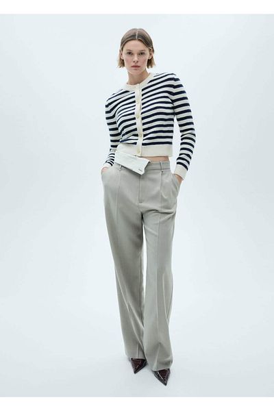 MANGO Woman Jewel Buttoned Knitwear Cardigan
