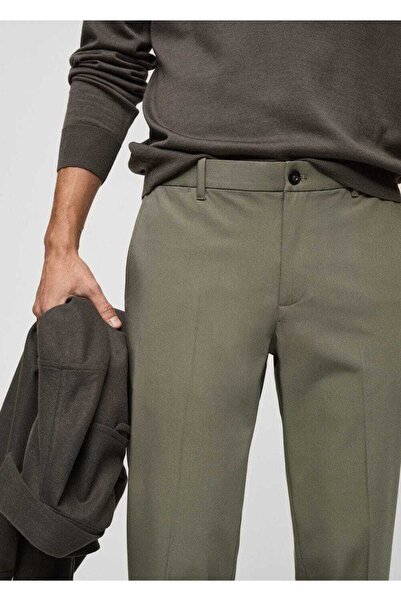 MANGO Man Dar Kesim Comfort Strech Streç Pantolon