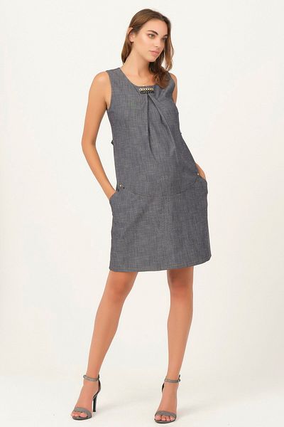 BUSA Guler Maternitate Accesoriu Curea Spate Rochie Albastra