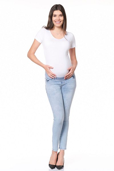 BUSA Maternitate Skinny Jean Blue