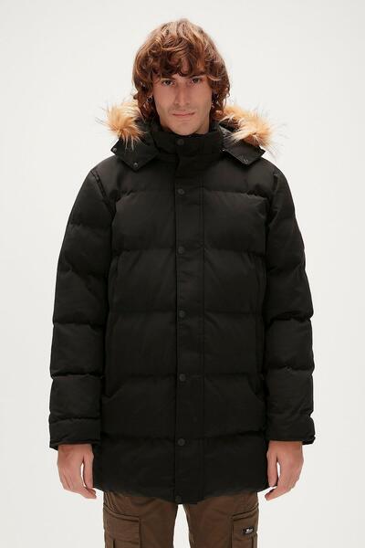 Bad Bear معطف باثفايندر بغطاء للرأس للرجال