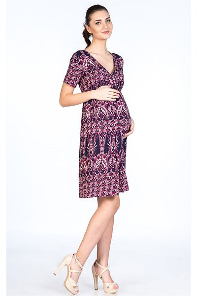 BUSA Rochie De Maternitate Casual Mov Imprimat