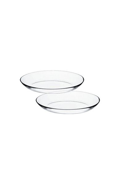 Paşabahçe 10356 Invitation - Set of 2 17cm Oval Plates