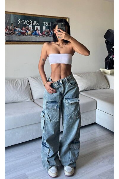 DENİKK TENDINȚA DESIGN SPECIAL BAGGY JEAN PALAZZO PANTALONI