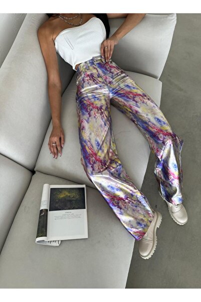 Zeo Basic ZEO BASIC ШИРОКИ ПАНТАЛОНИ С ЩАМП С ФОЛИО