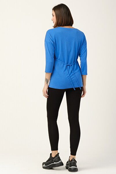 BUSA Λεπτομερής μπλούζα με γιακά εγκυμοσύνης Saks