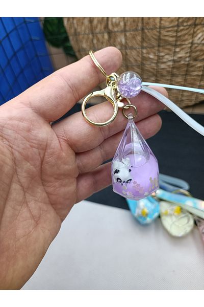 Meyra Accessories Diamond Keychain and Cute Gift Bag - 1 Colorful a Quality