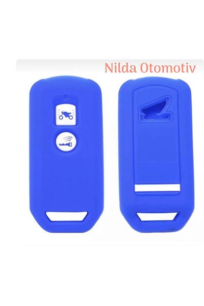 emii auto spare parts Honda Pcx Forza 250 X-adv Africa Silicone Key Case Blue
