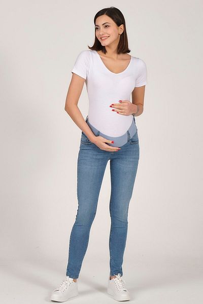 BUSA Maternity Skinny Jeans Light Blue