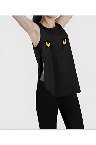 CDA Vestă sport neagră Cat Eye