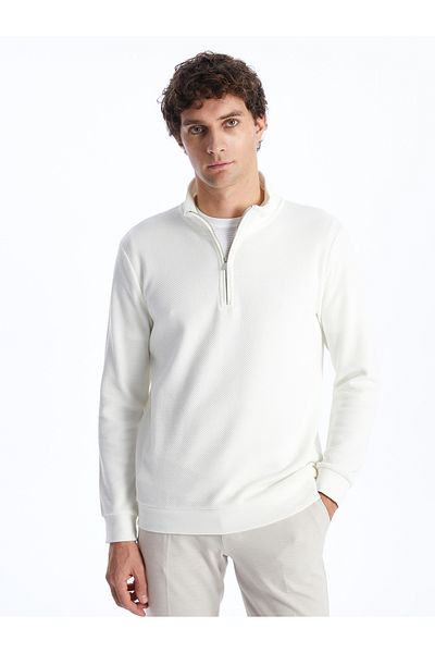 LC Waikiki High Collar Long Sleeve Men's Knitwear Sweater