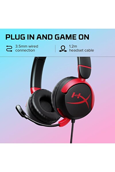HyperX Cloud Mini Wireless Uyumlu Bluetooth Kulak Üstü Oyuncu Kulaklık Siyah