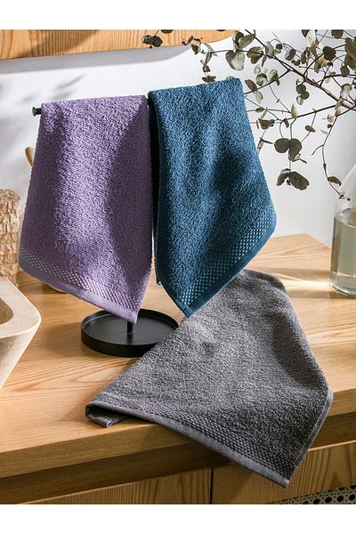 LC Waikiki Lcwk Βαμβακερή Πετσέτα Χεριών 3 Τεμαχίων 30x50 Εκ